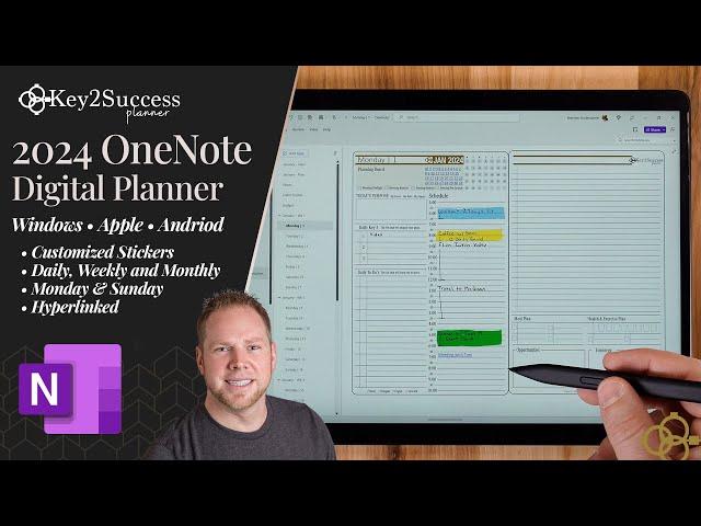 Best 2024 OneNote Digital Planner | Key2Success