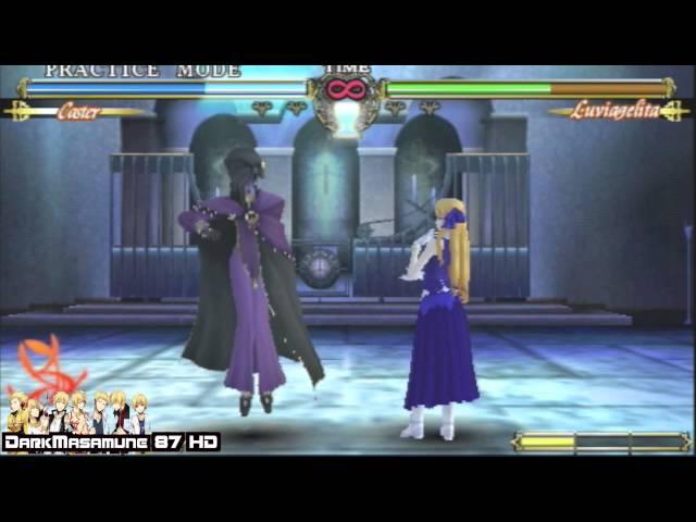 Fate Unlimited Codes All Holy Grail Maxs Attacks/Character Select With Voices & Main Menu