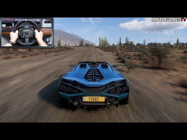 Forza Horizon 5 - 2020 Lamborghini Sián Roadster | Thrustmaster TS-XW Gameplay