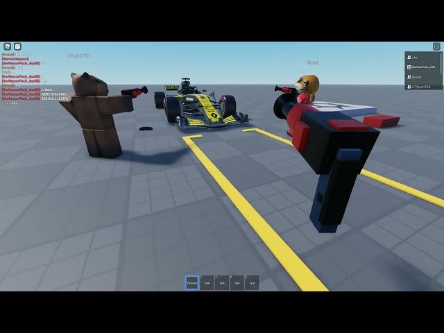 F1 pit stop world record 1.11 on roblox (very outdated)