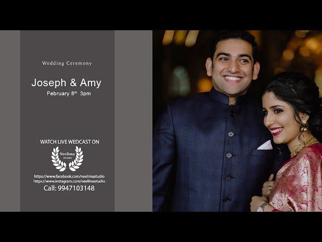 Joseph & Amy | Wedding Ceremony | 08 February 2021 | Neelima Studio Live