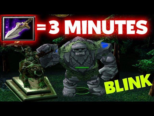 DOTA TINY BLINK 3 MINUTES (NEW RECORD = IZI KATKA)