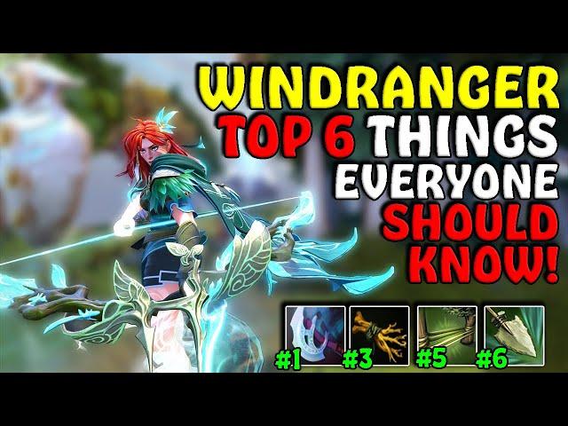 6 Things To Know About WINDRANGER! - 7.34