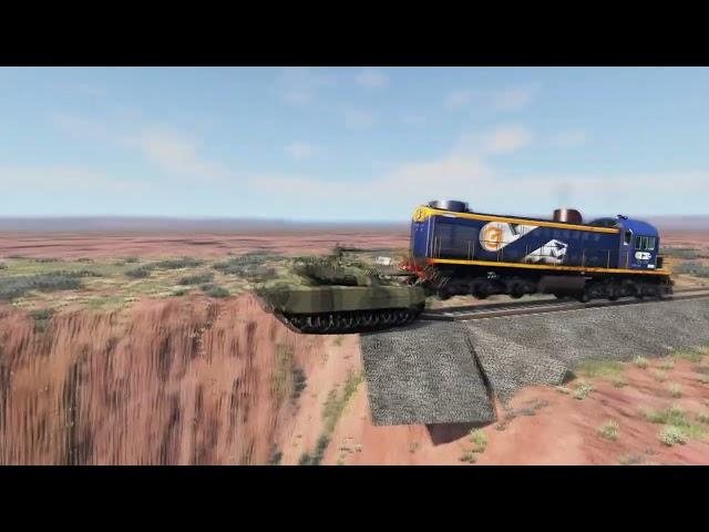 Train Accidents | BeamNG.drive | CrazySmash