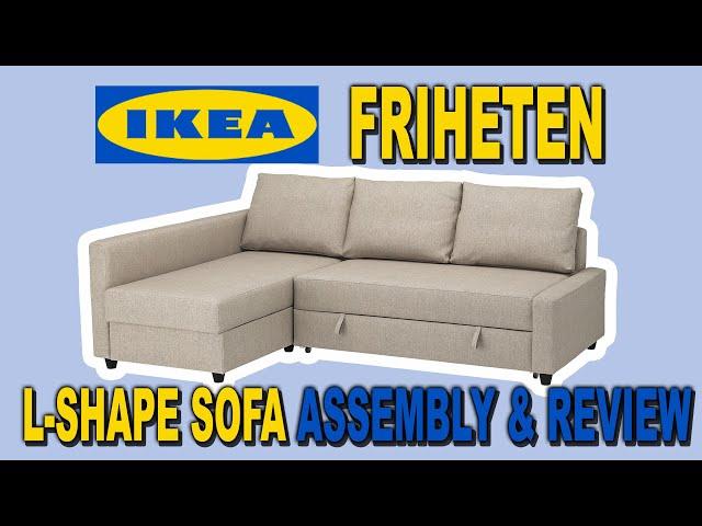 IKEA Friheten L-shape Sofa Bed - Assembly and Review,  Hyllie Beige | Clueless Dad