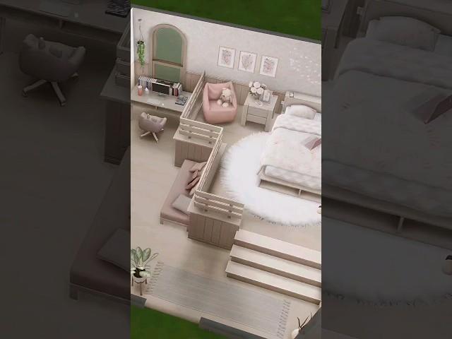 Cute Bedroom  #sims4 #thesims4 #simstok #ts4 #sims4cc #thesims #sims