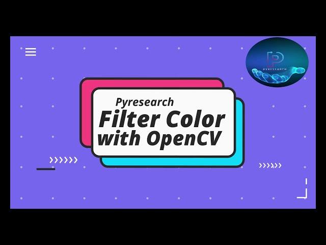 Color Filtering OpenCV Python Tutorial