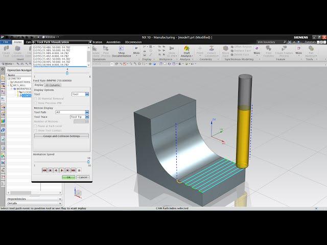 NX CAM - Machining Flat Areas