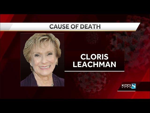 Cause of death released for Iowa actress Cloris Leachman