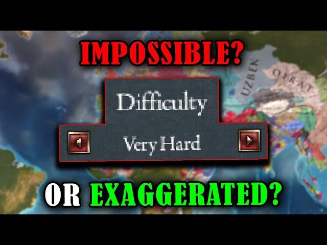 Is EU4's "Very Hard" Mode Actually Difficult?