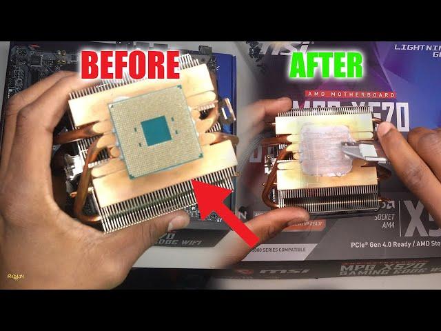 How to Safely Remove AMD CPU Chip Stuck to AMD Heat sink!