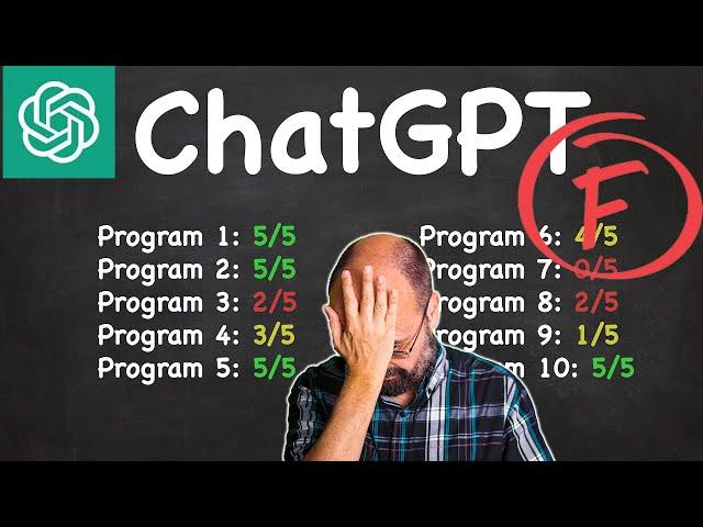 ChatGPT Takes my Programming Machine Learning Course