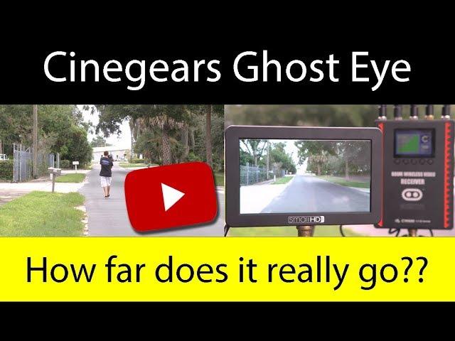 Camera Rentals | Video Production Equipments | Cinegears Ghost Eye 600M Range Test| IPGrentals.com