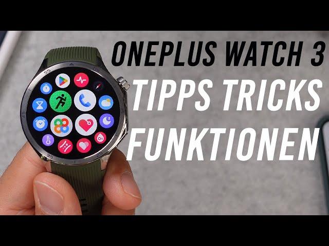 TOP OnePlus Watch 3 Tipps, Tricks und Funktionen! (Smartwatch Review)