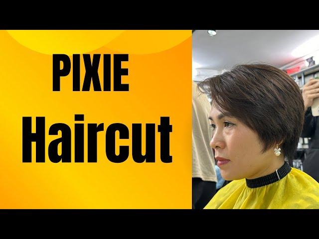 How to Cut a Trendy Pixie Cut 2025 | Step-by-Step Guide for a Stylish Look‍️#tranvanphu #pixiecut