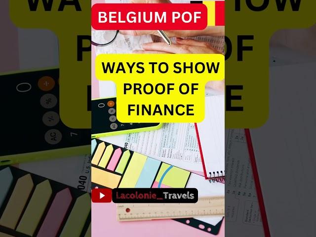 BELGIUM PROOF OF FUNDS  #short #belgiumpof  #belgiumscholarship