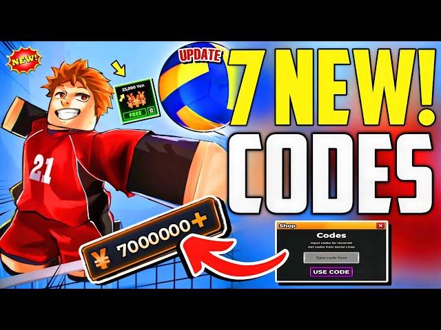 ️UPDATE!CODES️VOLLEYBALL LEGENDS ROBLOX CODES 2025 - HAIKYUU LEGENDS CODES