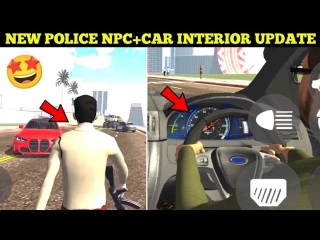 Indian Bike Driving 3D New Police NPC Cheat Code in Update | New Car Interior | Harsh in Game