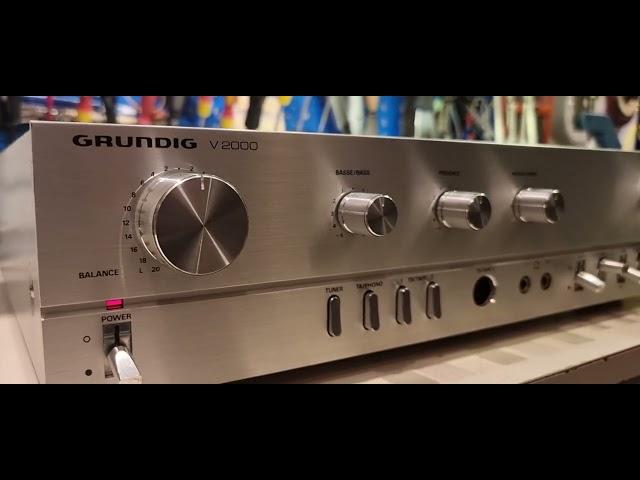 GRUNDIG V-2000 high fidelity amplifer from 70' -test-