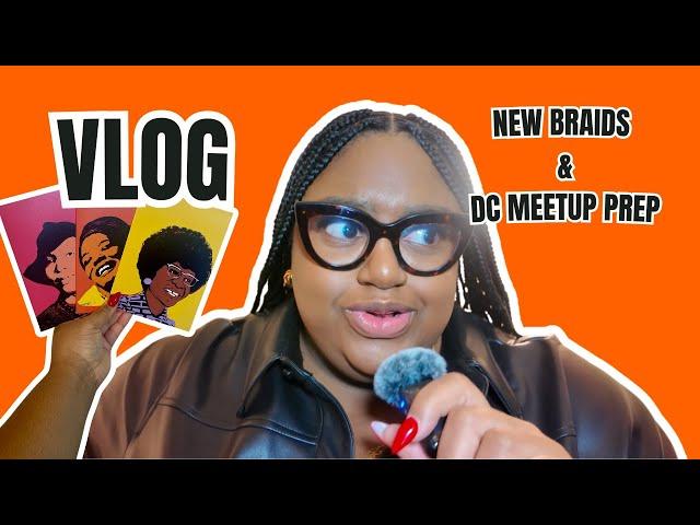 VLOG | New Braids & Prepping For My First DC Follower Meetup | Day in the Life #ditl