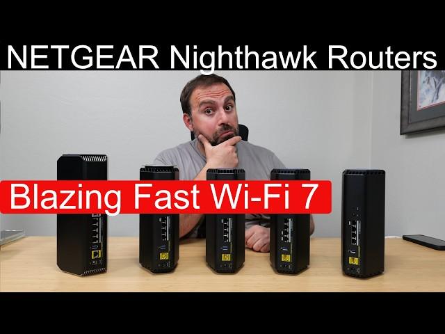 NETGEAR Nighthawk WiFi 7: The ULTIMATE Router Showdown! (RS200 vs RS300 vs RS500 vs RS600 vs RS700)