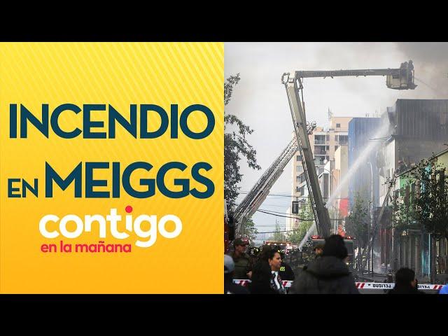 BARRIO MEIGGS: Robo de cajero desató gigantesco incendio y afectó a 80 locales- Contigo en la Mañana