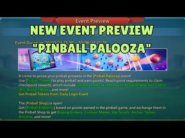 Lords Mobile - New Pinball Palooza event Preview