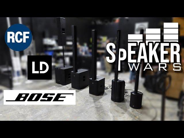 Speaker WARS - BEST Column DJ Speaker? (@LDSystemsVideos, @Bose , @RcfItaly )