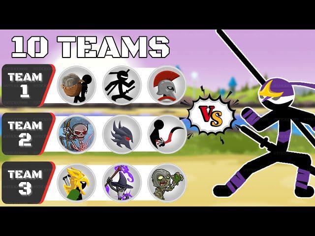 Stick War 3 : Battle for Glory: 10 Teams Face Off Against Shade!️ Stick War Saga Hack  Stickx9999