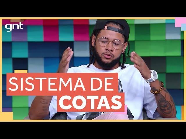 Emicida fala sobre o sistema de cotas no Brasil | Tema da Semana | Papo de Segunda