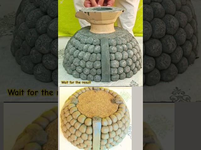 New Cement craft ideas for garden #diy #shortvideo #shorts