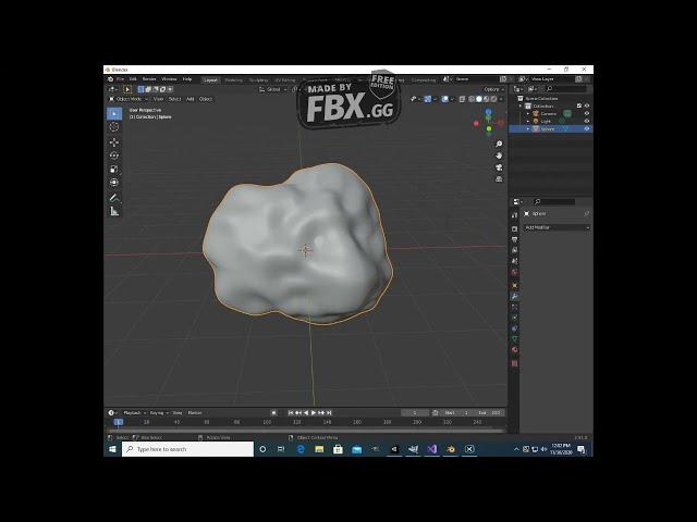 how to make asteroid in blender