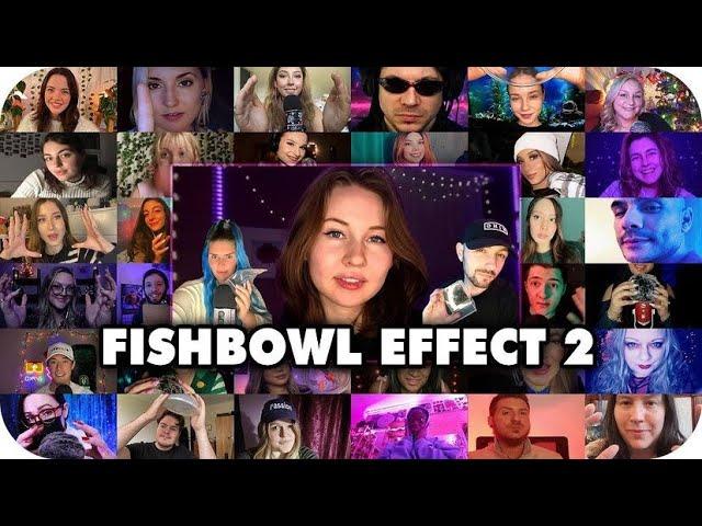 ASMR~Fishbowl Effect Inaudible Mouth Sounds With Friends Pt. 2 