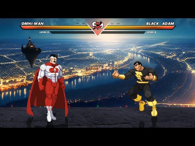 OMNIMAN vs BLACK ADAM - High level insane fight