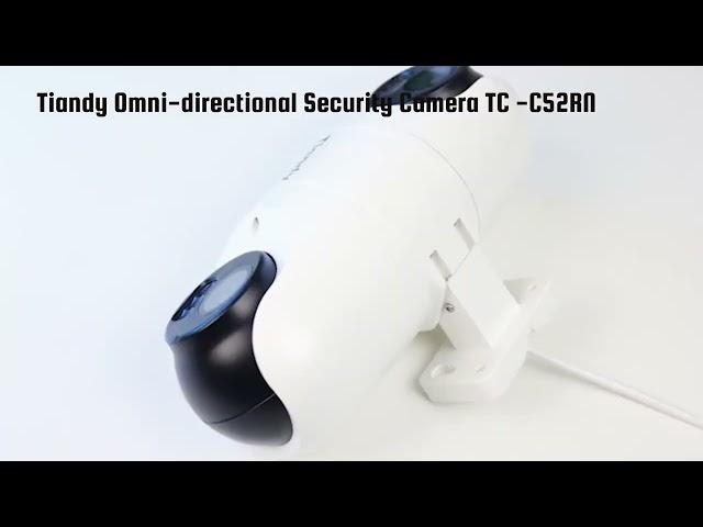 Tiandy 2023 CCTV Camera New Arrival- Omnidirectional IP Camera TC-C52RN