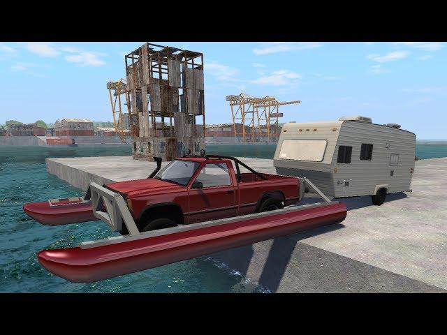 BeamNG.drive - D-Series Deployable Pontoons