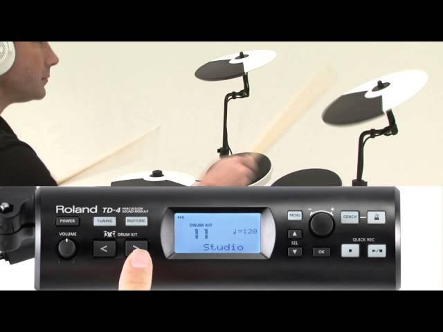 Roland V-Drums Portable TD-4KP Overview