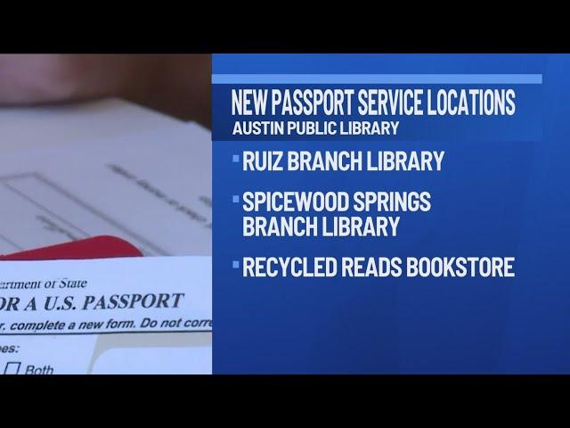 Austin Public Library expanding passport services to 3 new locations