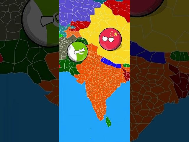 India save Pakistan from China's Attack #countryballs