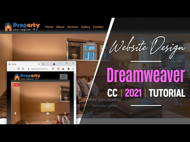  How to Make a Website Design in Dreamweaver CC | Beginners Tutorial | 2024