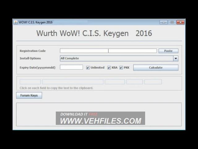 Wurth WoW! Cargo Information System CIS v1.9.0 Keygen