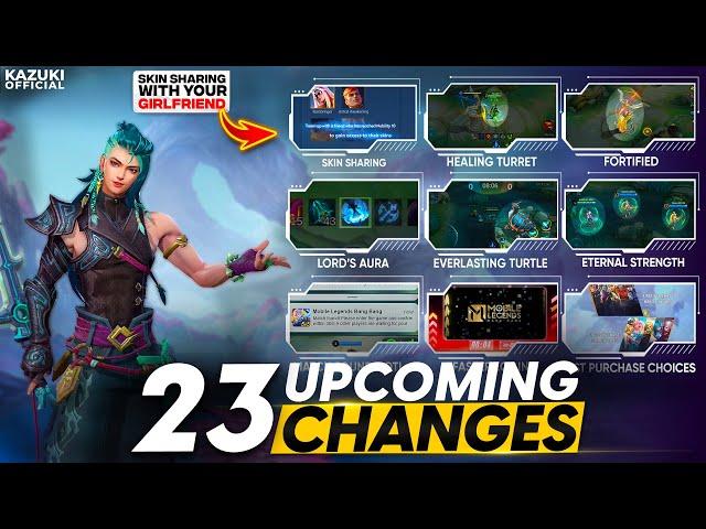 ALL 23 UPCOMING CHANGES IN S34 | SKIN SHARING WITH AFFINITY | LORD WITH 3 CREEPS & MORE