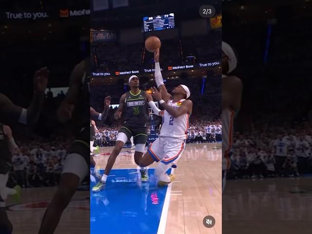 2 different angles look like two different calls? Foul or no call? #shaigilgeousalexander