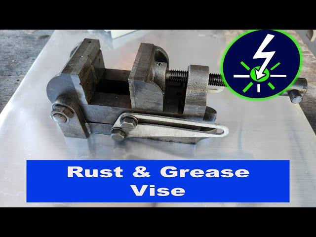 Laser Rust and Grease Cleaning - Old Vise #rustremoval #Laser #lasercleaning