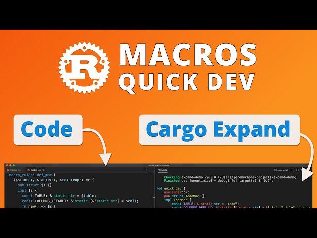 Rust Programming - Macros Quick Dev Tips