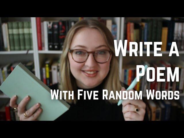 Write Poetry With Me #4: Five Words by Chance (March)