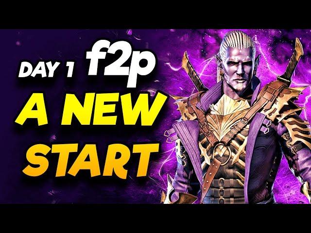 NEW START - NEW F2P | F2P COMPETITION DAY 1 | RAID SHADOW LEGENDS