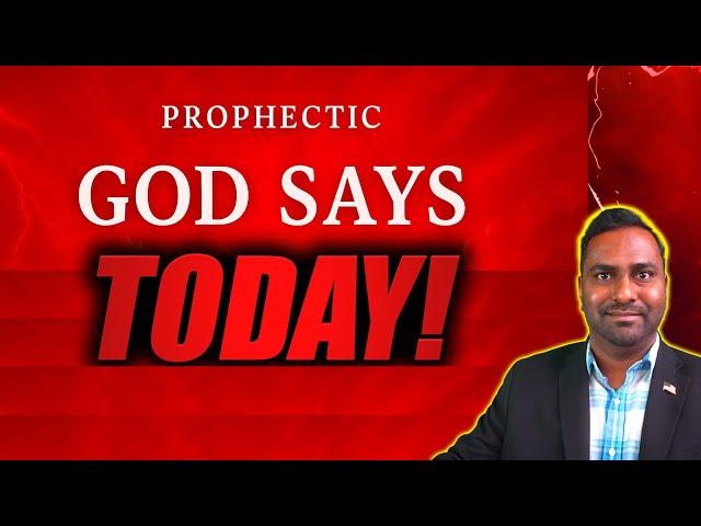 God Said These 2 Things Today! Prophetic Word Over Someone!