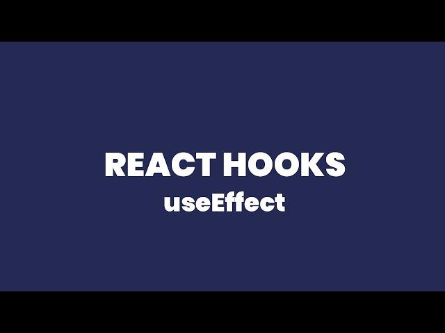 React Hooks - usEffect for Async - Axios fetch data