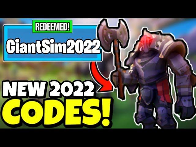 (2022) ALL *NEW* SECRET OP GIANT SIMULATOR CODES | Roblox Giant Simulator